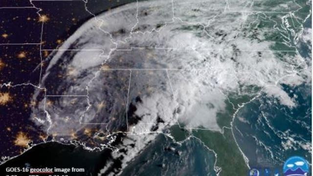 Here's what Harvey looks like from space