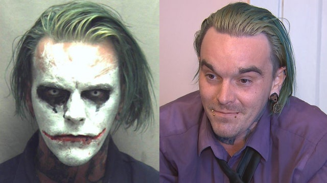 Man arrested for dressing up as 'The Joker' in public says he's not dangerous, dressed up for fun