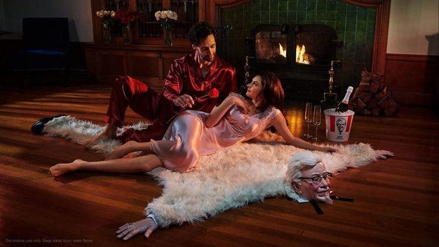 KFC offering Colonel Sanders bearskin rug as part of Valentine's Day giveaway