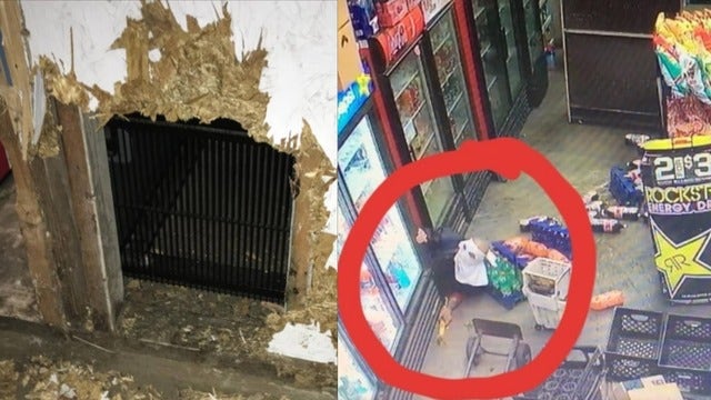 Suspected burglar tunnels into store in La Verne