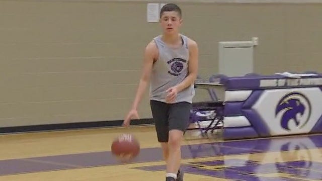 Liberty Hill HS boys basketball team in state tournament