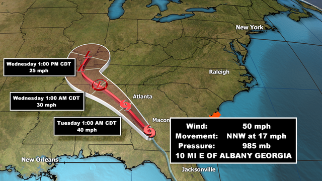 Winds increasing across metro Atlanta as Irma moves into GA