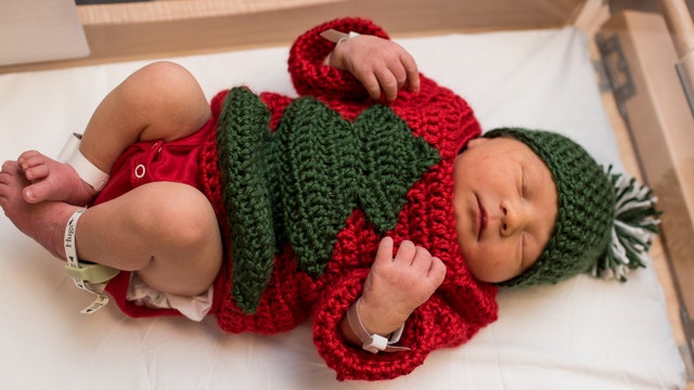 NICU nurse crochets ugly sweaters for tiny babies