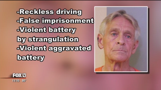 Man who stood through sunroof on I-4 faces domestic violence charges