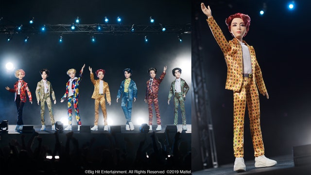 Mattel unveils doll versions of BTS ahead of K-pop group's world tour