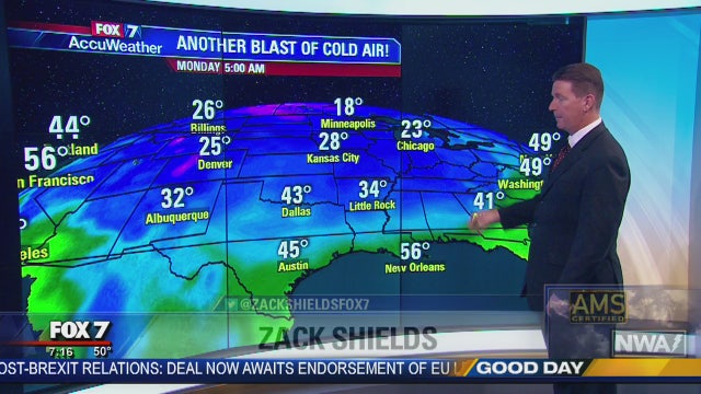 Morning weather forecast for 11/22/18