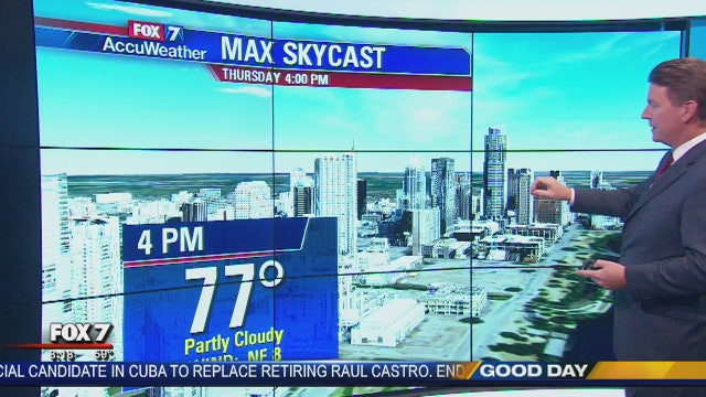 Morning weather forecast April 19, 2018