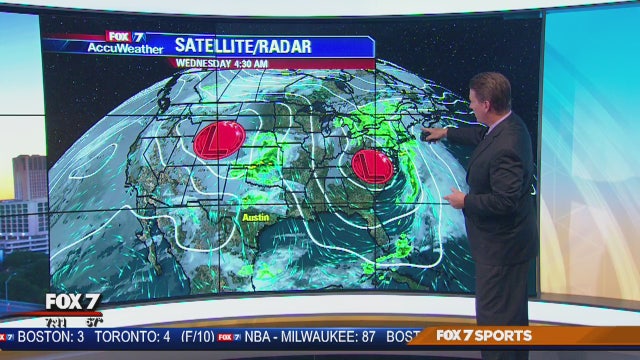 Morning weather forecast for April 25, 2018