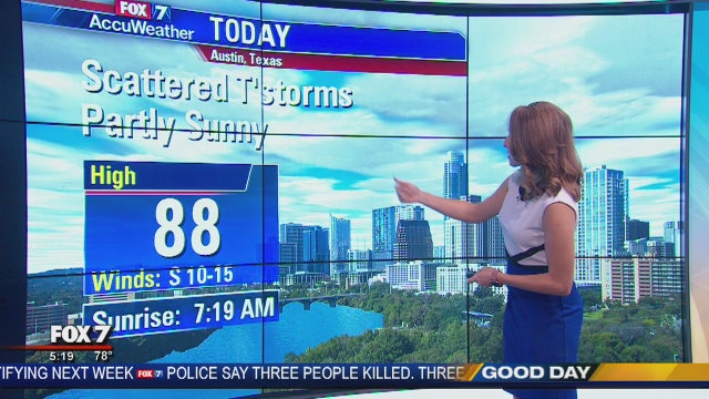 Morning weather forecast for Sept. 21, 2018