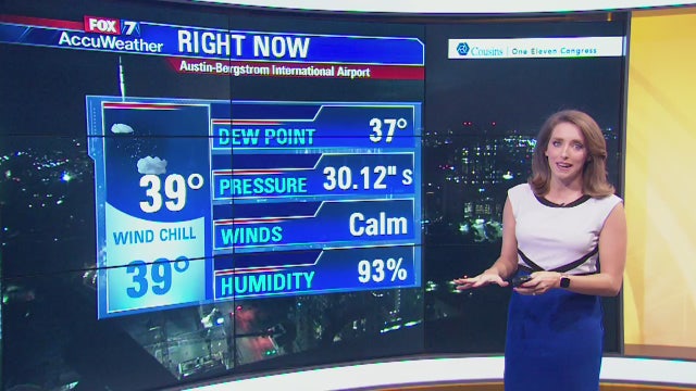 Morning weather forecast for Saturday, November 17, 2018