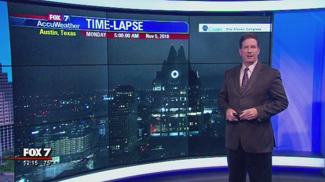 Morning weather forecast for Monday, November 5, 2018