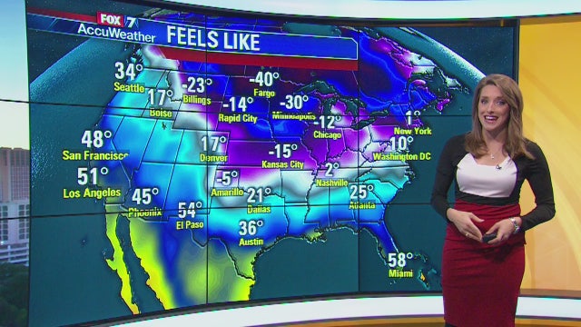 Morning weather forecast for Sunday, December 31, 2017