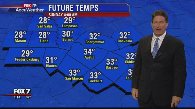 Morning weather forecast for Sunday, January 14, 2018