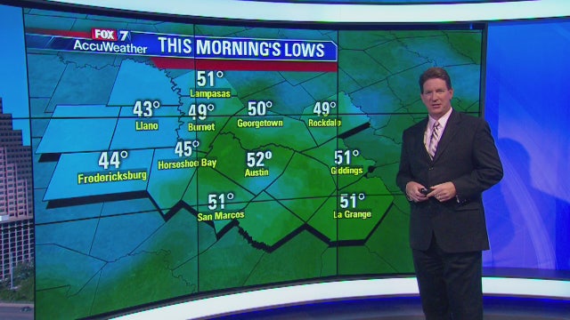 Morning weather forecast for Monday, April 23, 2018