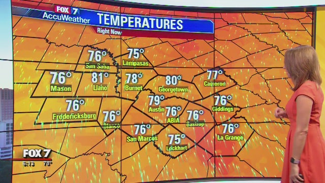 Morning weather forecast for Sunday, July 15, 2018