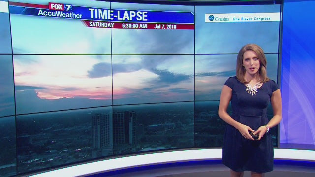 Evening weather forecast for Saturday, July 7, 2018