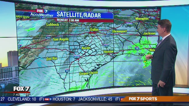 Morning weather forecast for December 18, 2017