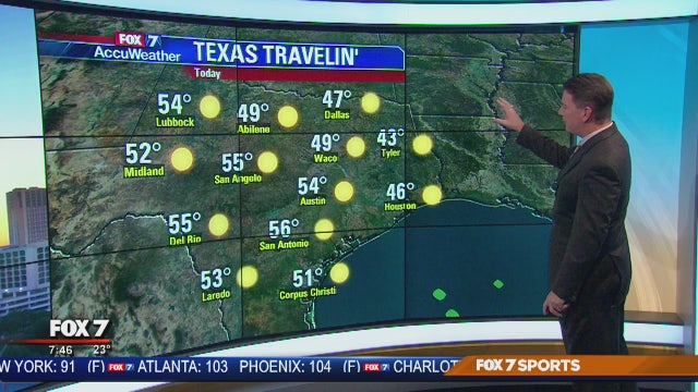 Morning weather forecast for January 3, 2018