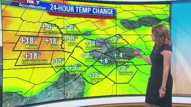 Morning weather forecast for March 15, 2018