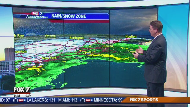 Morning weather forecast for March 2, 2018