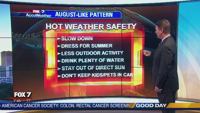 Morning weather forecast for May 31, 2018
