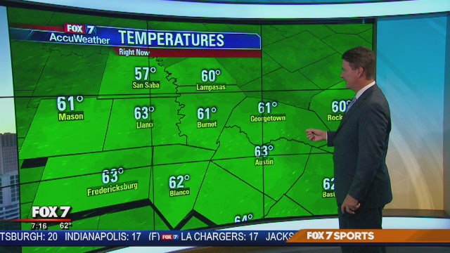 Morning weather forecast for November 13, 2017