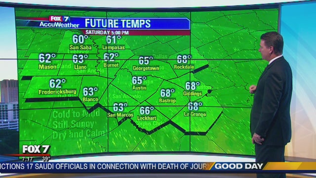 Morning weather forecast for November 16, 2018