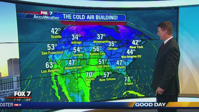 Morning weather forecast for November 17, 2017