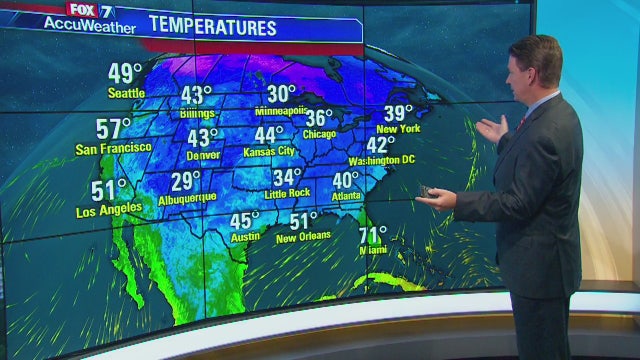 Morning weather forecast for November 20, 2017