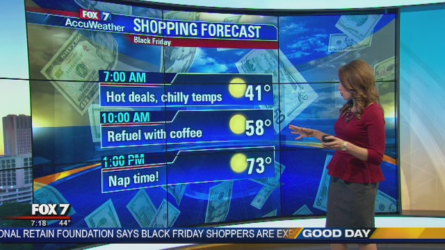 Morning weather forecast for November 24, 2017