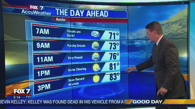 Morning weather forecast for November 6, 2017