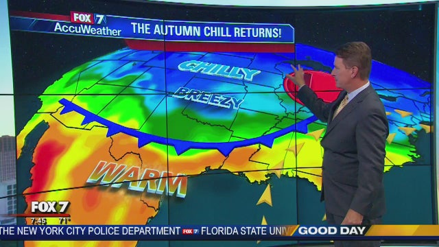Morning weather forecast for November 7, 2017