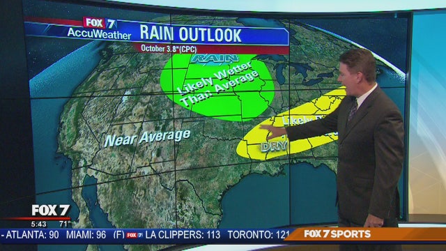 Morning weather forecast for October 2, 2017