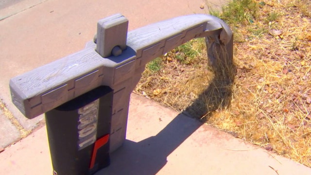 Mystery surrounds 'melted mailbox' in Mesa