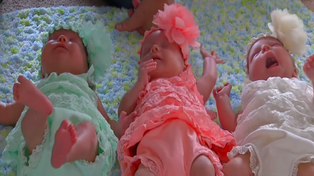 Identical triplets born to North Carolina mother