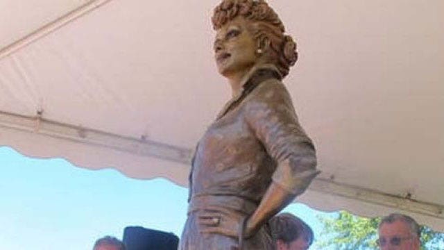 'Scary Lucy' no more: Town reveals new Lucille Ball statue