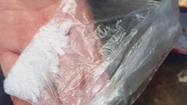 Box of meth discovered on man's porch