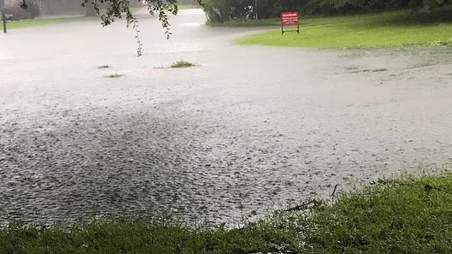 Port Arthur residents hanging white sheets out windows to signal for rescue