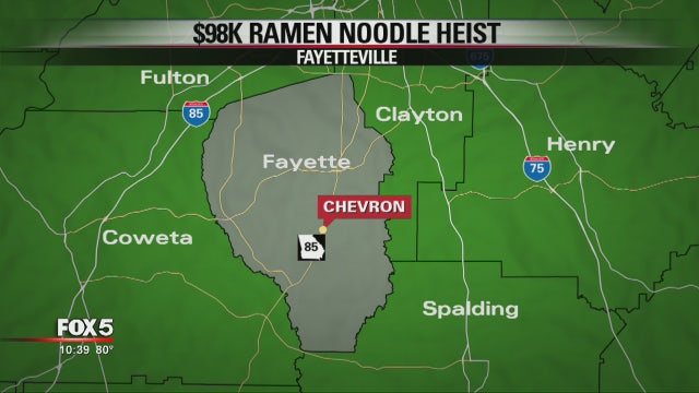Ramen Noodle heist in Georgia