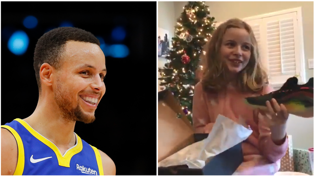 Curry for three: Warriors star delivers on another promise to Napa girl upset over shoe sizes