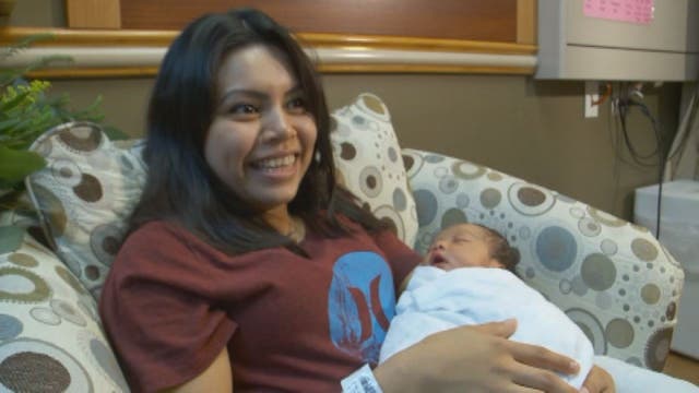 Woman delivers baby while in checkout line at Walmart