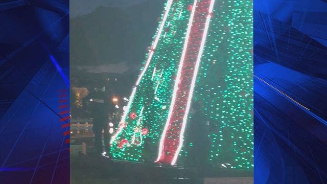 Man in ‘emotional distress' climbs National Christmas Tree, police say