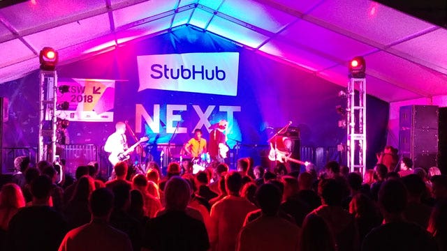 SXSW 2018: StubHub Next Stage