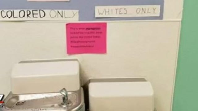 Student-led ‘segregated' water fountain experiment at Harmony Science Academy sparks controversy