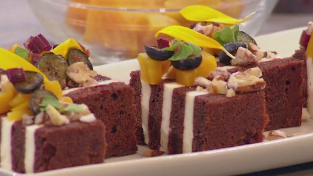 Sustainable Food Center: Red & White Velvet Cake