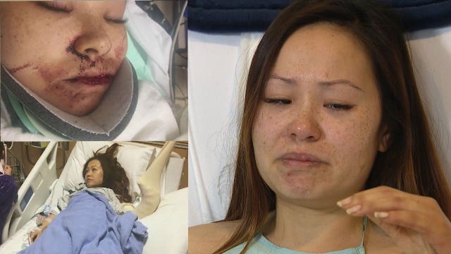 Pregnant school teacher guarded her unborn child as she was stabbed 11 times in carjacking