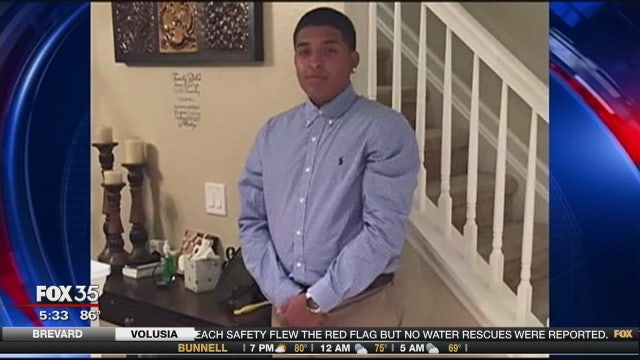 Teen dies after falling off back of car