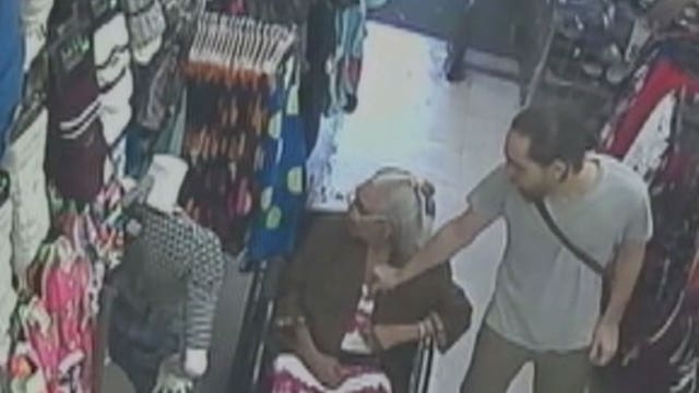 VIDEO: Thief caught after stealing cash from woman in wheelchair