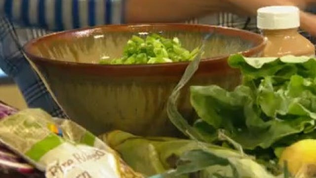 Thursday's Meal: Rainbow Wrap