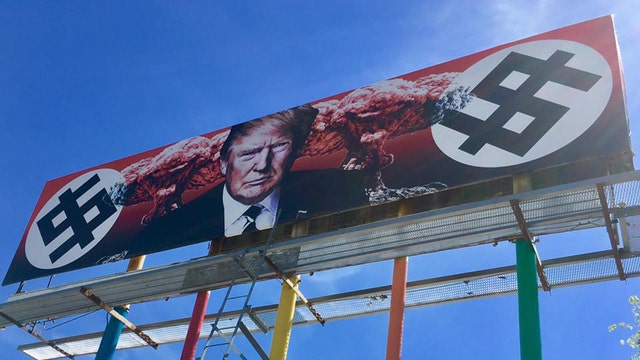 Online petition aims to take down controversial Trump billboard sign